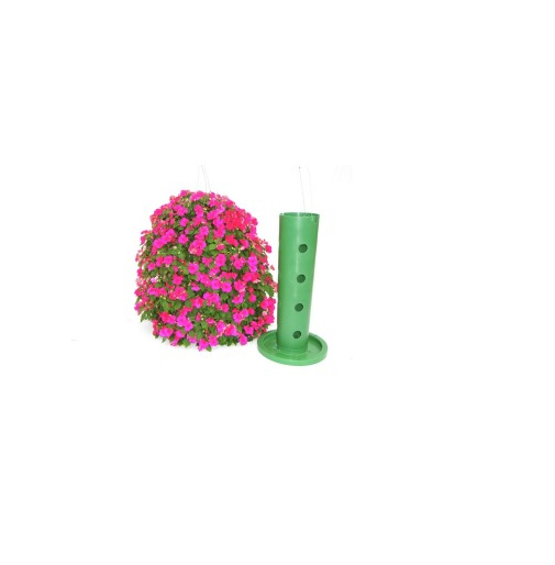 Flower Tower 2' Green - 12 per case - Decorative Planters